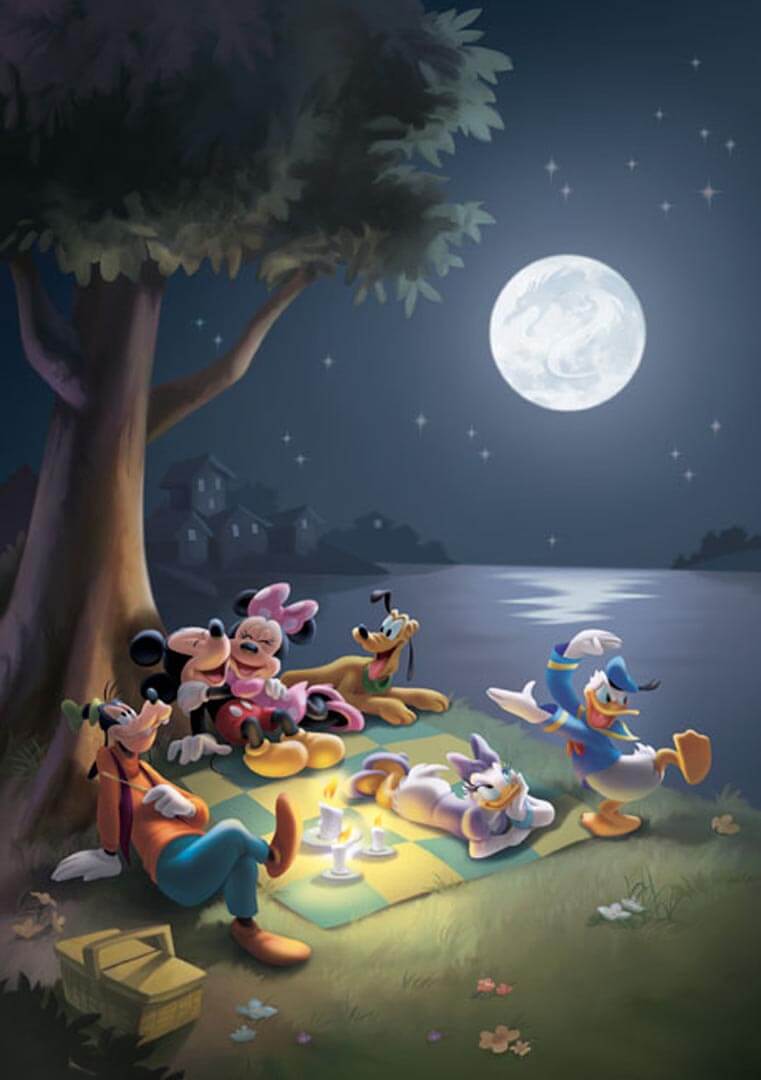 Colore digitale per illustrazioni Mickey Mouse Books, Drawing John Loter